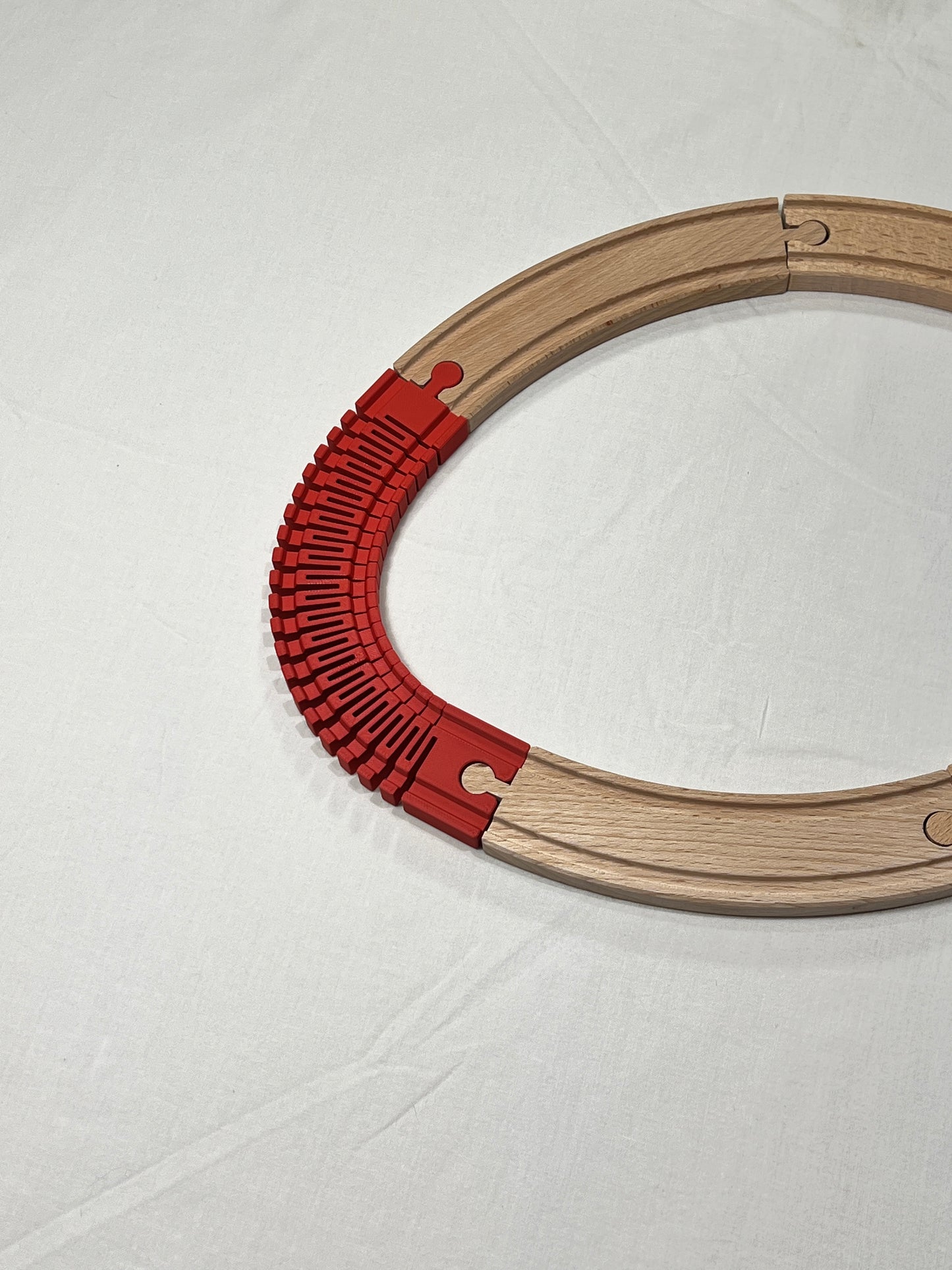 Flexible Train Track Set β 3 Pieces (10 cm, 15 cm, 20.5 cm) β Compatible with Brio, IKEA, Lidl and More