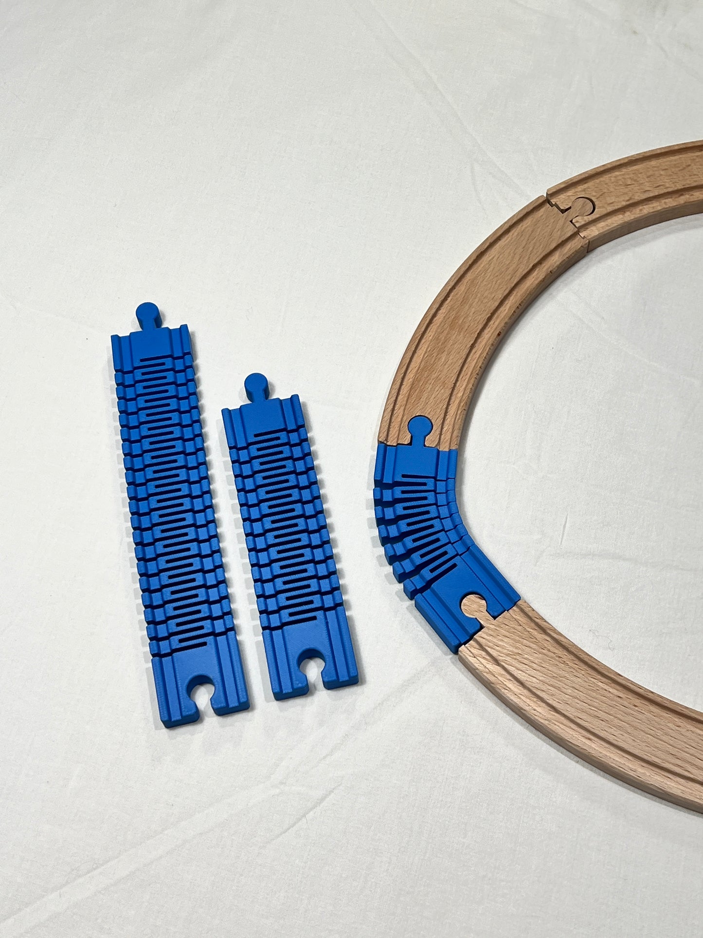 Flexible Train Track Set β 3 Pieces (10 cm, 15 cm, 20.5 cm) β Compatible with Brio, IKEA, Lidl and More