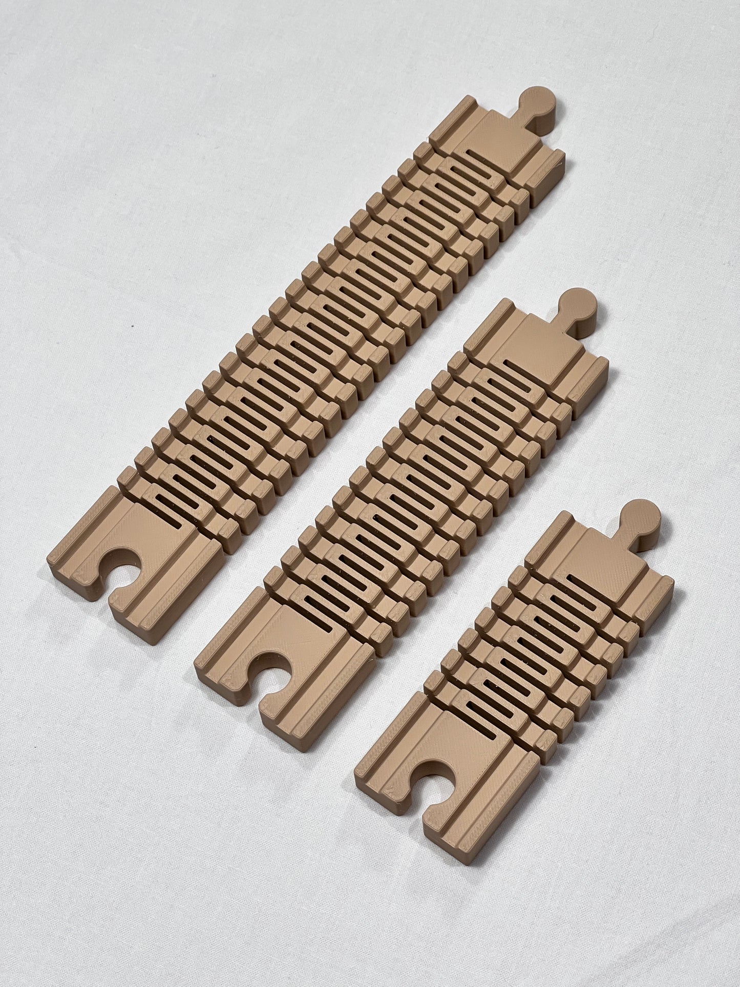 Flexible Train Track Set β 3 Pieces (10 cm, 15 cm, 20.5 cm) β Compatible with Brio, IKEA, Lidl and More