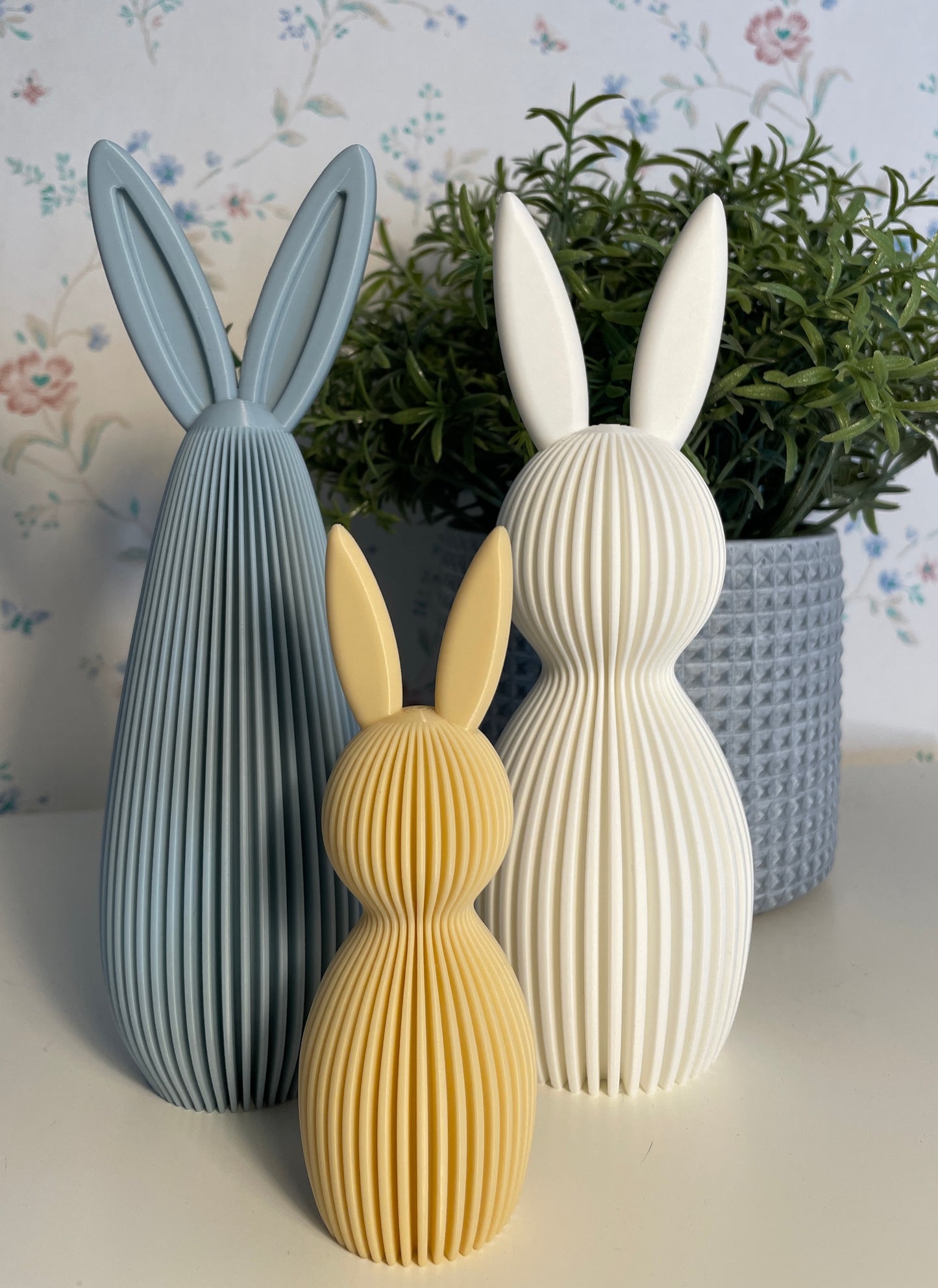 Minimalist Easter Decoration β 3D-Printed Tall Bunny β Elegant Scandinavian Home Decor