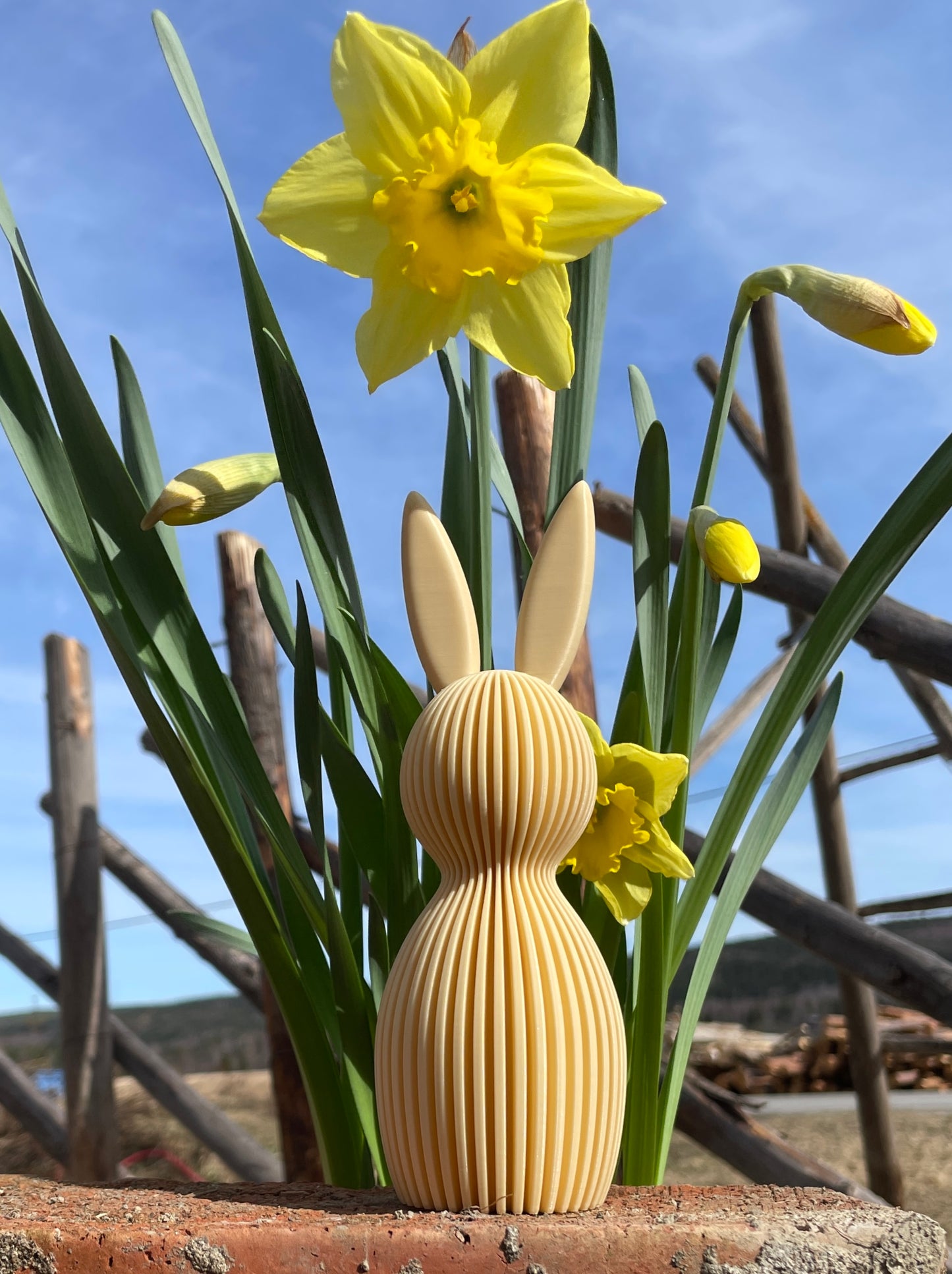 Minimalist Easter Decoration β 3D-Printed Big Bunny β Elegant Scandinavian Home Decor