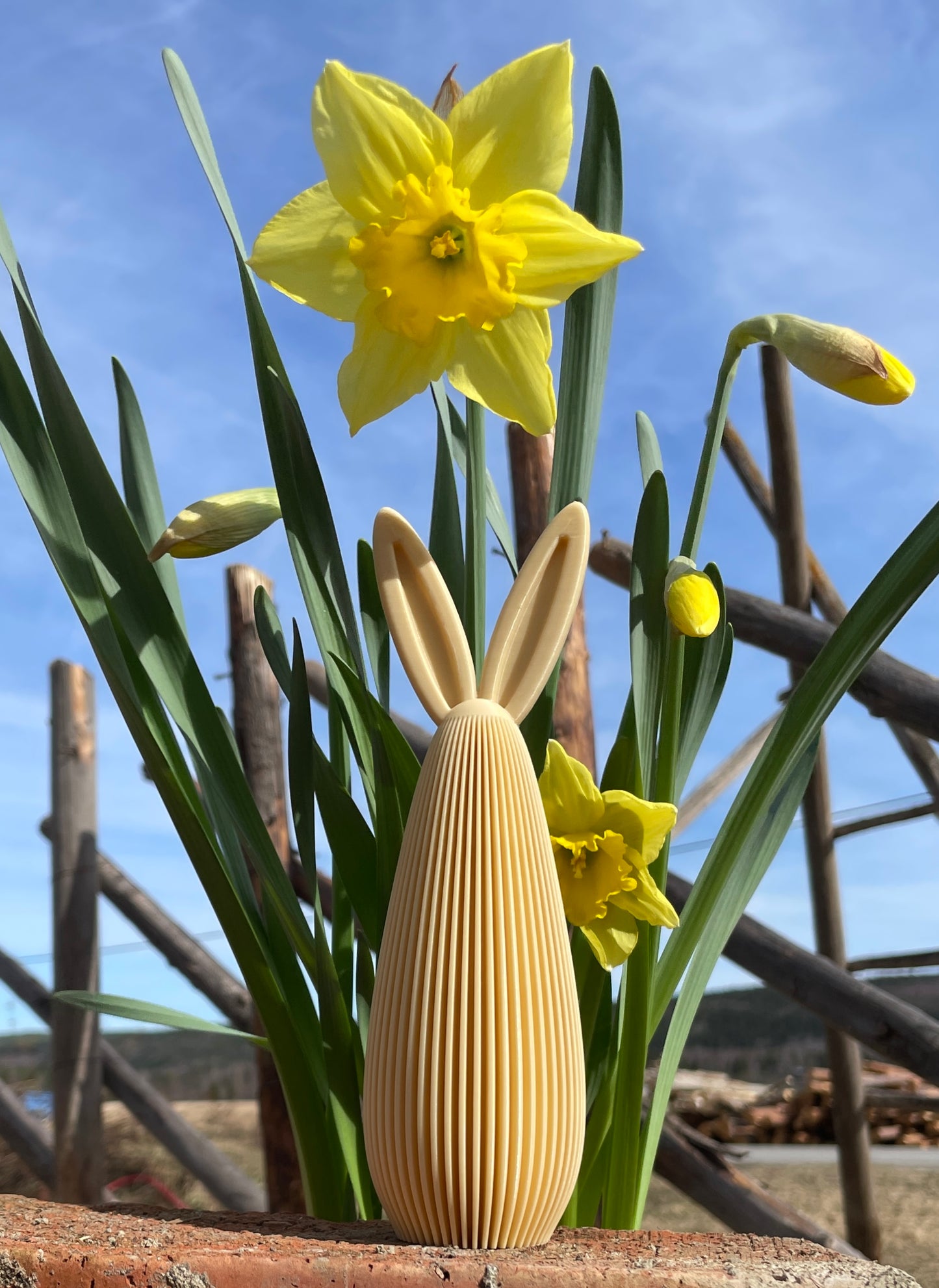 Minimalist Easter Decoration β 3D-Printed Tall Bunny β Elegant Scandinavian Home Decor