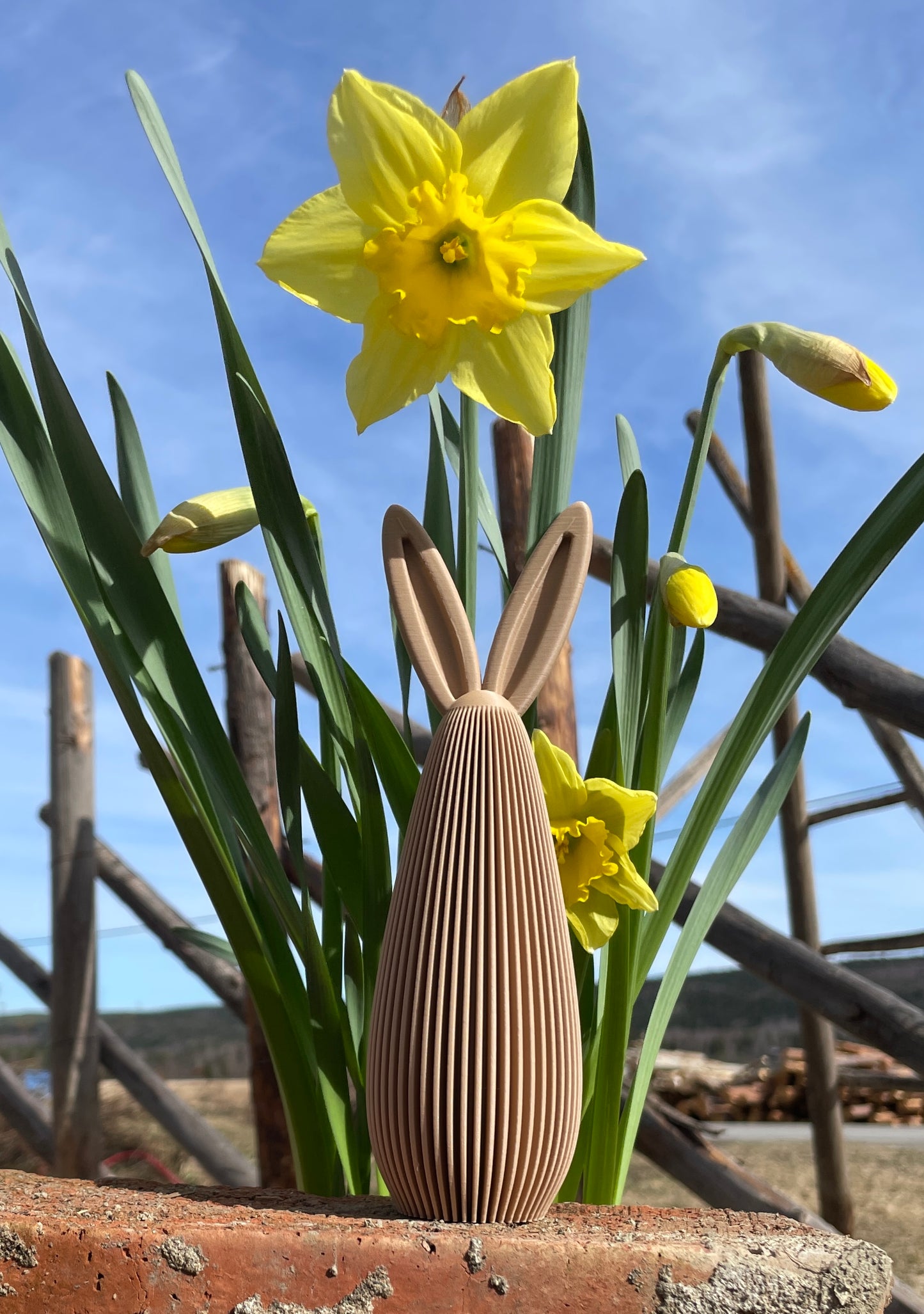 Minimalist Easter Decoration β 3D-Printed Tall Bunny β Elegant Scandinavian Home Decor