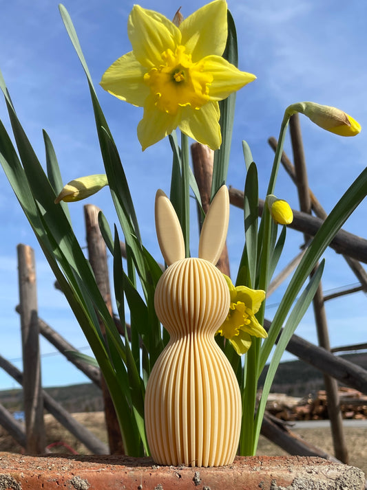 Minimalist Easter Decoration – 3D-Printed Big Bunny – Elegant Scandinavian Home Decor
