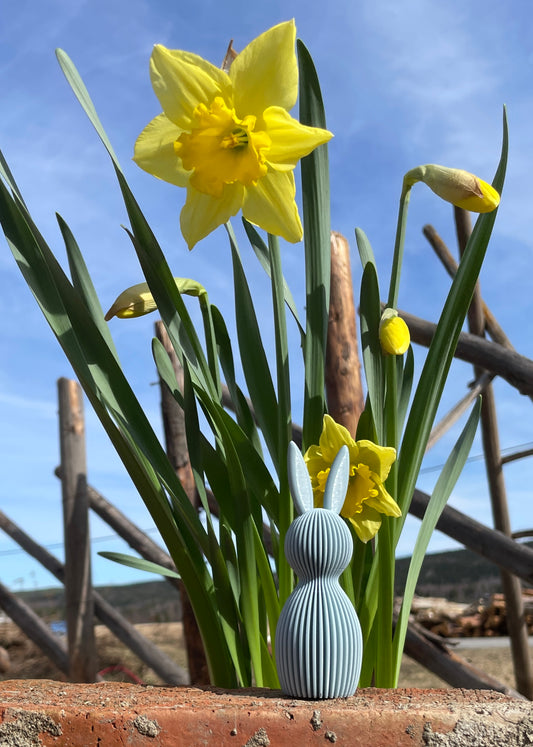 Minimalist Easter Decoration – 3D-Printed Small Bunny – Elegant Scandinavian Home Decor