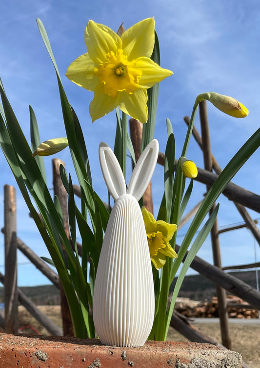 Minimalist Easter Decoration – 3D-Printed Tall Bunny – Elegant Scandinavian Home Decor